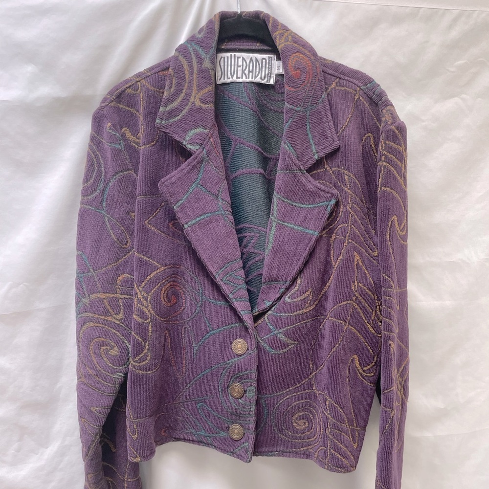 VINTAGE Silverado Crop Jacket /Brass‎ Button /USA Made
